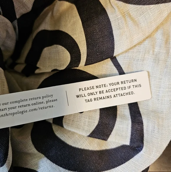 The Wolf Gang Mirador Linen Mini Dress, Vintage Black & Ivory Pattern, XS - Picture 13 of 14